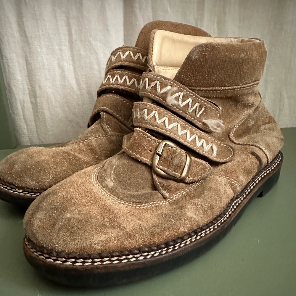 Suede leather boots from Germany sz 10 (40)